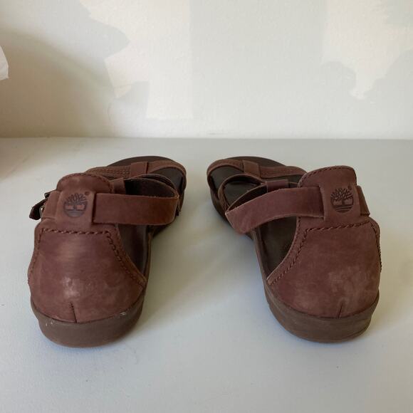 Timberland Sandals Womens 8.5 Branford Ankle Leather Gladiator Outdoor Strappy - Picture 7 of 10